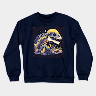 Mystery dinosaur skeleton Crewneck Sweatshirt